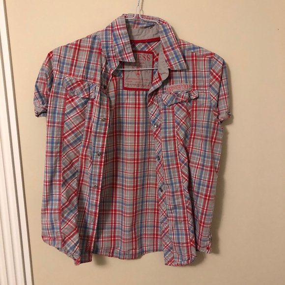 Boys Large Guess Button up shirt - Picture 1 of 3